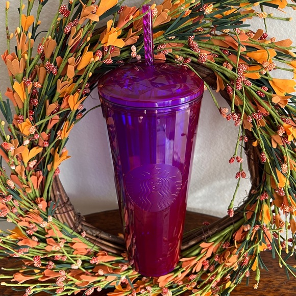 Starbucks Iridescent Purple Pink Dome Kaleidoscope Tumbler π - Picture 6 of 7